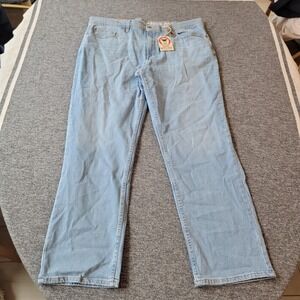 NWT Devil Dog Dungarees Jeans Mens 40x32 Blue Slim Straight Sanforized Dog Tag